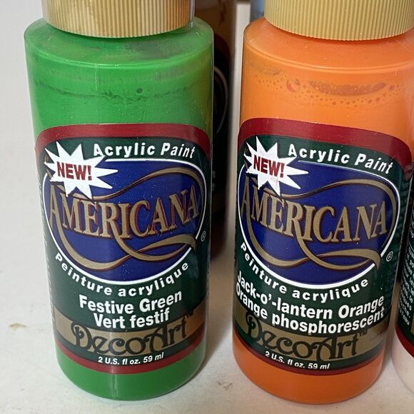 Martha Stewart Americana Set Of 10 Craft Acrylic Paints 2oz Ea. BRAND NEW Boxed - Picture 3 of 8